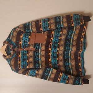Chicyea Aztec Fuzzy Sweater M